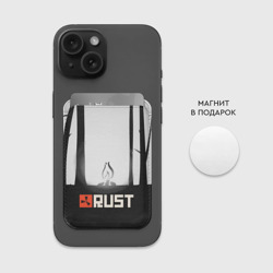Картхолдер Magsafe магнитный Огонёк из Раста - фото 2