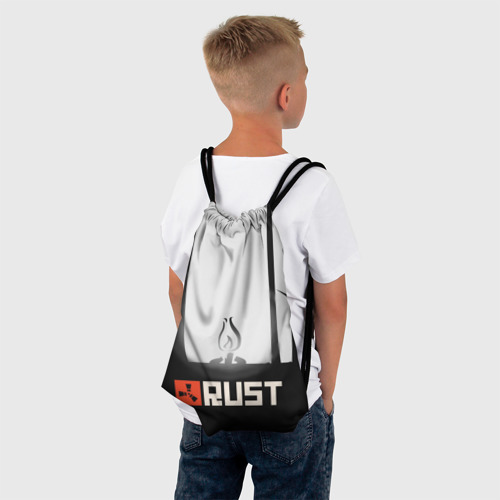 Рюкзак-мешок 3D Огонёк из Раста - фото 4