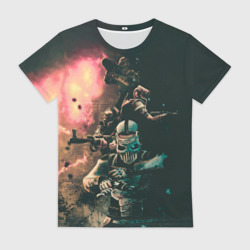 Женская футболка 3D Моя банда Раст