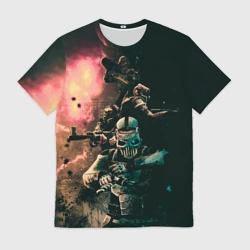 Мужская футболка 3D Моя банда Раст