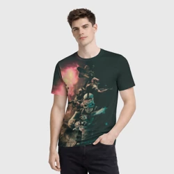 Мужская футболка 3D Моя банда Раст - фото 2