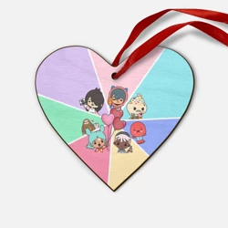 Деревянная игрушка Сердце Toca Boca world Heroes Тока бока