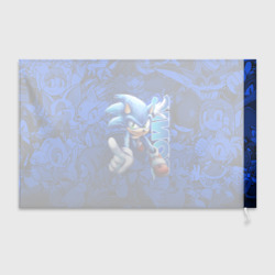 Флаг 3D Sonic logo Соник лого - фото 2