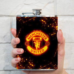 Фляга Манчестер Юнайтед огненный лого - фото 2