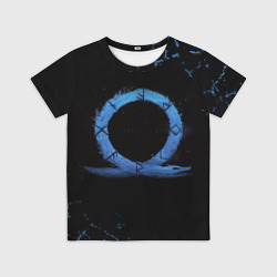 Детская футболка 3D God of war logo эмблема Рагнарёк