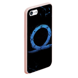 Чехол для iPhone 5/5S матовый God of war logo эмблема Рагнарёк - фото 2