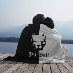 Плед 3D Pit Bull боец - фото 2