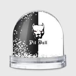 Игрушка Снежный шар Pit Bull боец