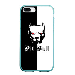 Чехол для iPhone 7Plus/8 Plus матовый Pit Bull боец