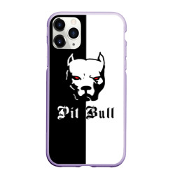 Чехол для iPhone 11 Pro матовый Pit Bull боец