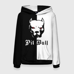 Женская толстовка 3D Pit Bull боец