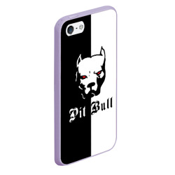 Чехол для iPhone 5/5S матовый Pit Bull боец - фото 2