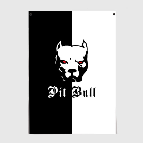 Постер Pit Bull боец