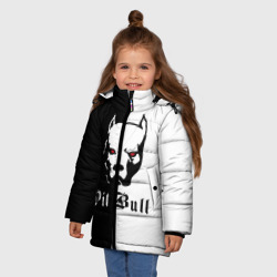 Зимняя куртка для девочек 3D Pit Bull боец - фото 2