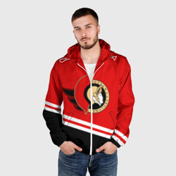 Мужская ветровка 3D Оттава Сенаторз - фото 2