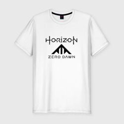 Мужская футболка хлопок Slim Horizon Zero Dawn