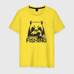 Русская рыбалка 4 – Мужская футболка хлопок с принтом купить со скидкой в -20%