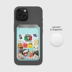 Картхолдер Magsafe магнитный Toca Boca Тока Бока все персонажи игры - фото 2