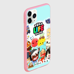 Чехол для iPhone 11 Pro Max матовый Toca Boca Тока Бока все персонажи игры - фото 2