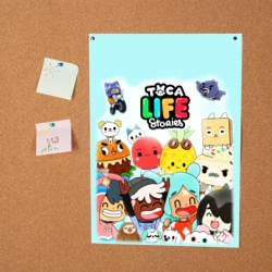 Постер Toca Boca Тока Бока все персонажи игры - фото 2