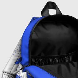 Рюкзак с принтом Poppy Playtime для ребенка, вид на модели спереди №4. Цвет основы: белый