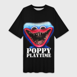 Платье-футболка 3D Poppy Playtime Хагги Вагги