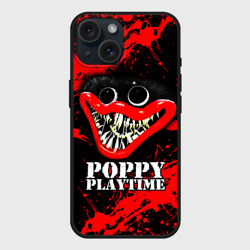 Чехол силиконовый для Apple iPhone 15 матовый Хагги Вагги Poppy Playtime