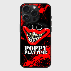 Чехол силиконовый для Apple iPhone 15 Pro матовый Хагги Вагги Poppy Playtime