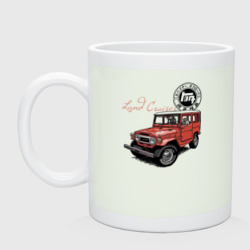 Кружка керамическая Toyota Land Cruiser Retro