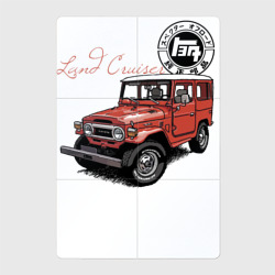 Магнитный плакат 2Х3 Toyota Land Cruiser Retro