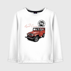 Детский лонгслив хлопок Toyota Land Cruiser Retro