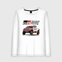 Женский лонгслив хлопок Toyota Gazoo racing team, Finland motorsport