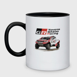 Кружка двухцветная Toyota Gazoo racing team, Finland motorsport