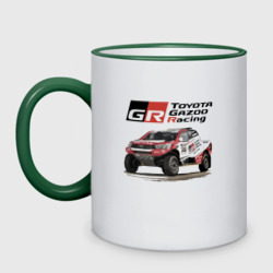 Кружка двухцветная Toyota Gazoo racing team, Finland motorsport