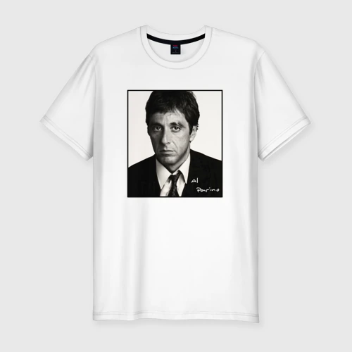 Мужская футболка хлопок Slim Аль Пачино Al Pacino