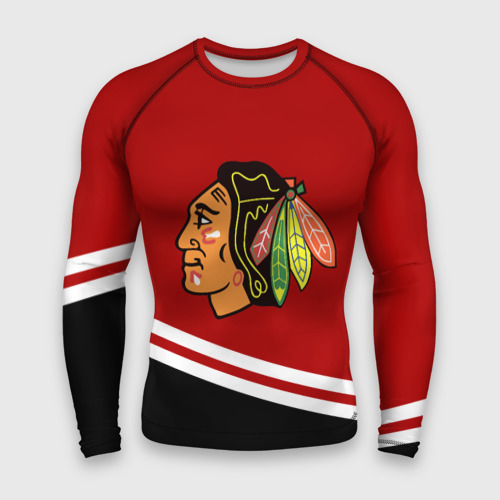 Мужской рашгард 3D Chicago Blackhawks, NHL, цвет 3D печать