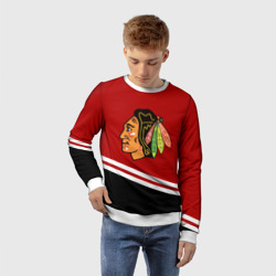 Детский свитшот 3D Chicago Blackhawks, NHL - фото 2