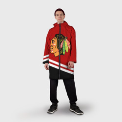 Мужской дождевик 3D Chicago Blackhawks, NHL - фото 2