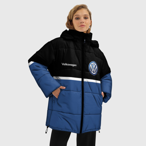 Женская зимняя куртка Oversize VW Два цвета, цвет черный - фото 3