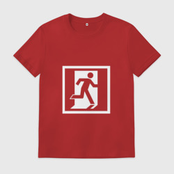 Мужская футболка хлопок Выход там