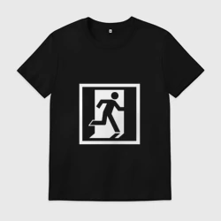 Мужская футболка хлопок Выход там