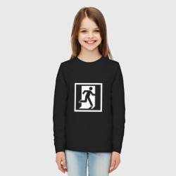 Детский лонгслив хлопок Выход там - фото 2