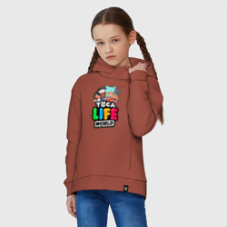Детское худи Oversize хлопок Toca life world Тока Лайф ворлд персонажи - фото 2