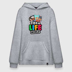 Худи SuperOversize хлопок Toca life world Тока Лайф ворлд персонажи