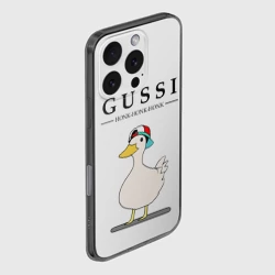 Чехол для iPhone 16 Pro силиконовый с защитой камеры Gussi honk baby - фото 2