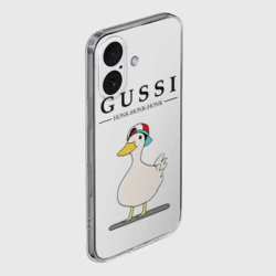 Чехол для iPhone 16 силиконовый с защитой камеры Gussi honk baby - фото 2