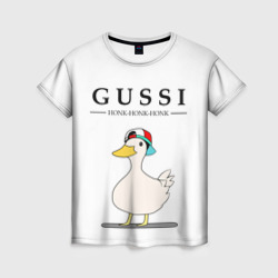 Женская футболка 3D Gussi honk baby