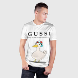 Мужская футболка 3D Slim Gussi honk baby - фото 2