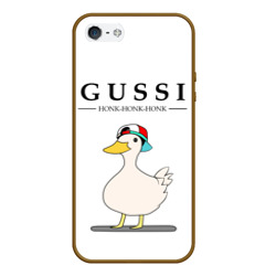 Чехол для iPhone 5/5S матовый Gussi honk baby