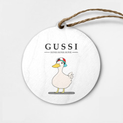 Деревянная игрушка круг Gussi honk baby